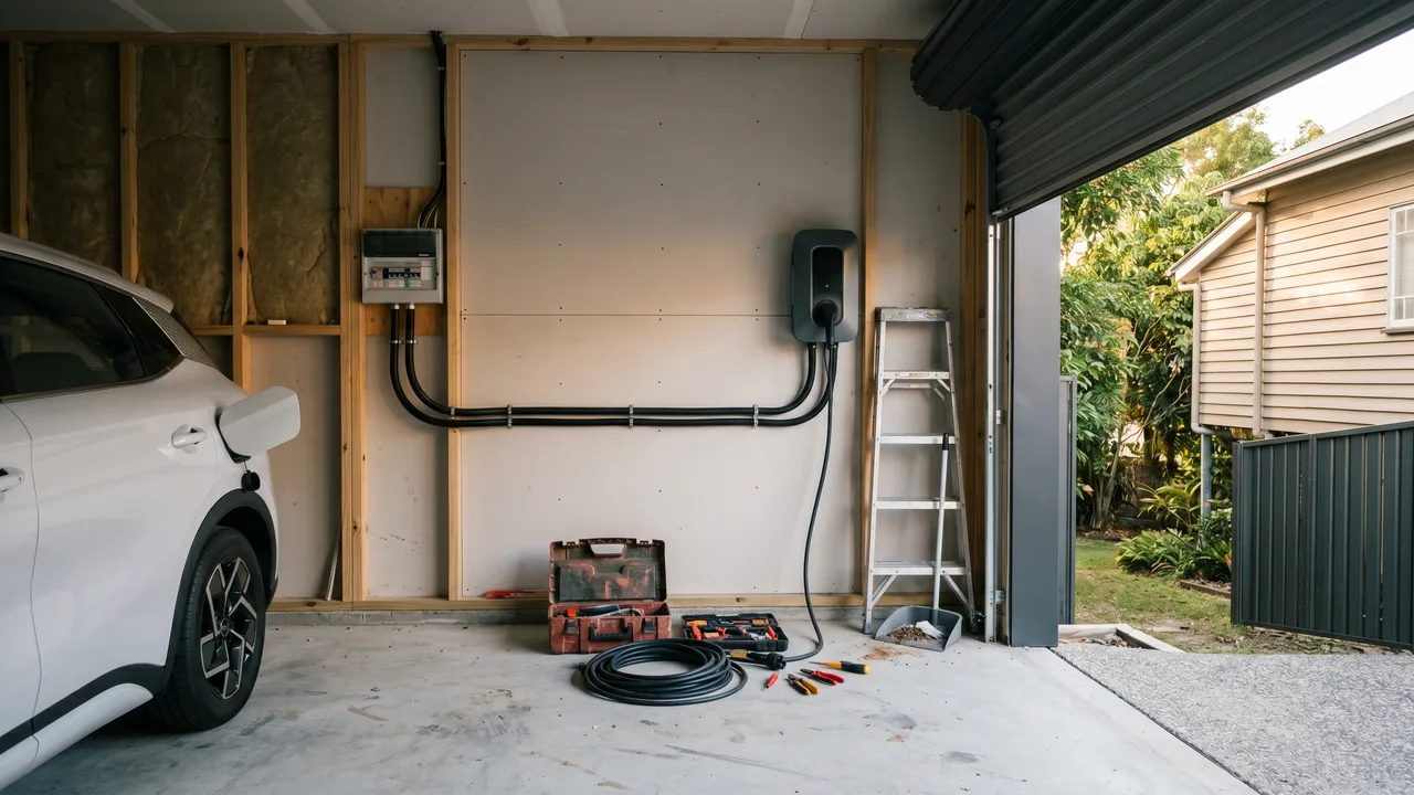 Can you install a home EV charger yourself, or do you need a licensed electrician? in Carseldine