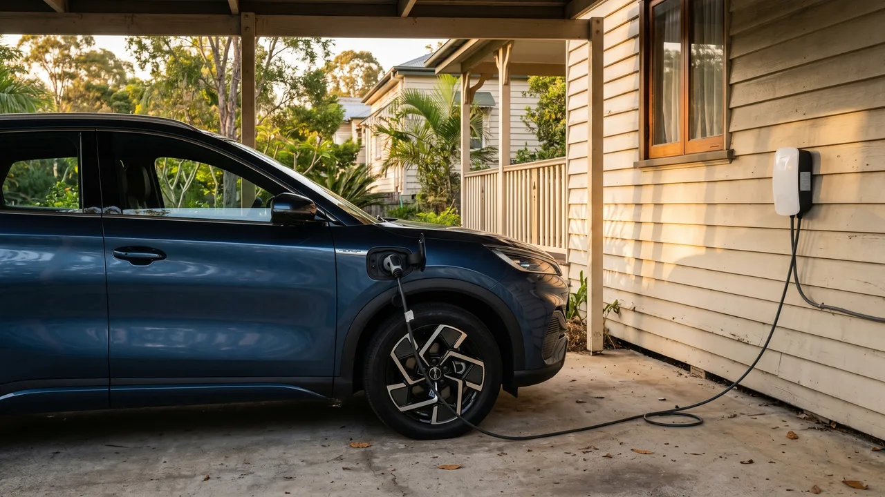 Will a home wall charger work with any EV sold in Australia? in Carseldine