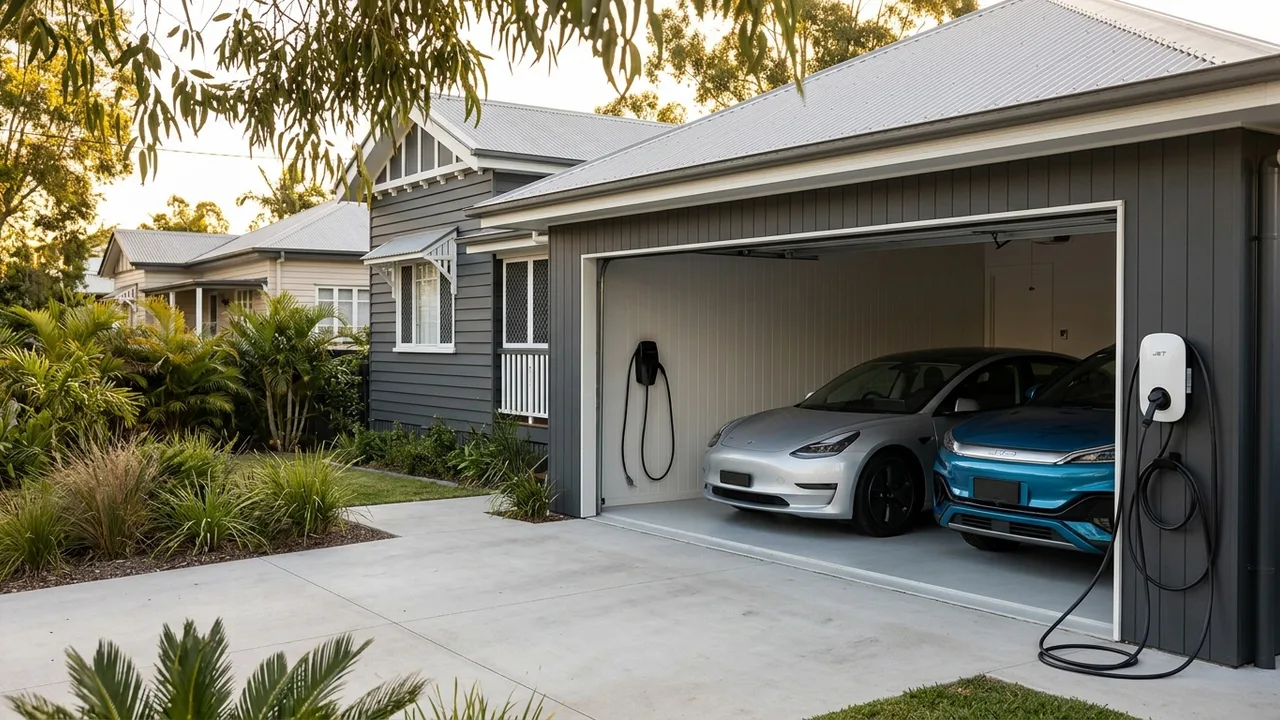 Brisbane ev charger installation detail relevant to "Will a home wall charger work with any EV sold in Australia?"