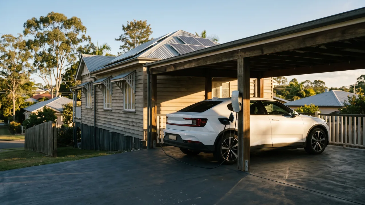 Does charging your EV from solar panels actually save money in Brisbane? in Carseldine