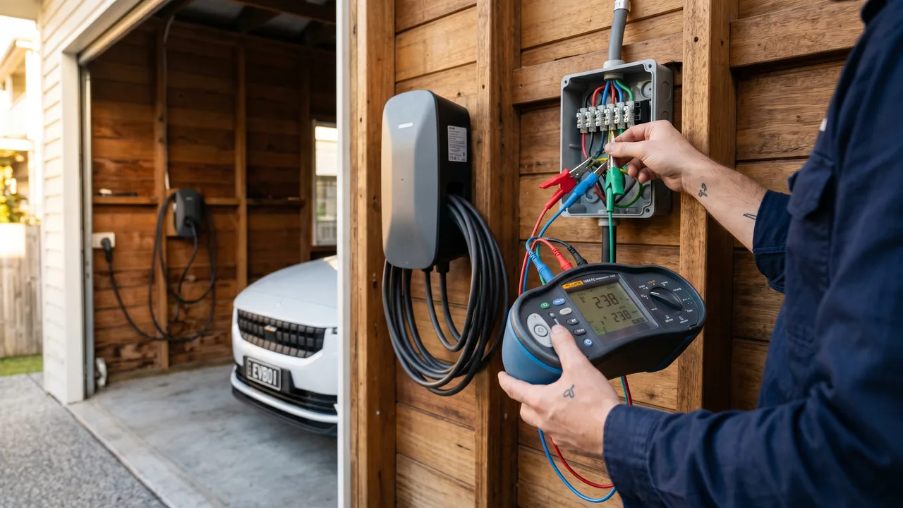 EV Charger Inspection and Compliance Check in Carseldine